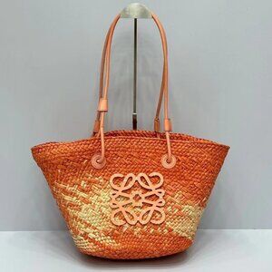 LOEWE AUTHENTIC LARGE STRAW WOVEN